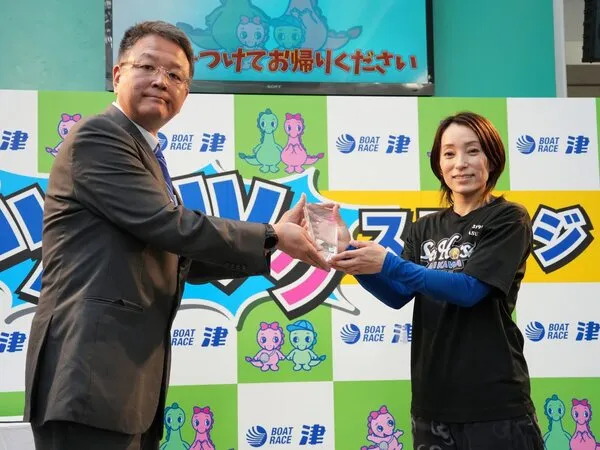 津ヴィーナスシリーズで優勝した大瀧明日香