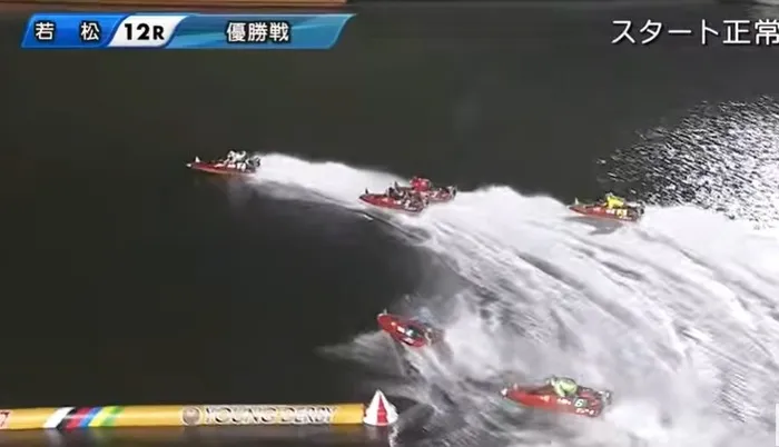 1周1マークでは先マイから押し切りに成功