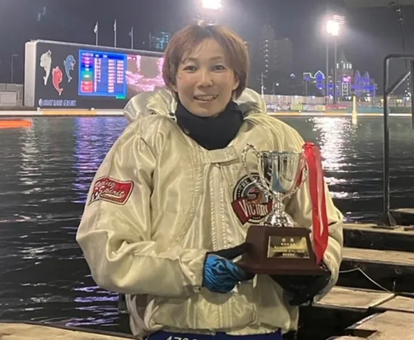 住之江混合戦で優勝した清埜翔子