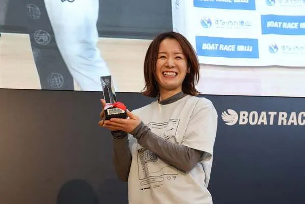 徳山オールレディースで優勝した前田紗希