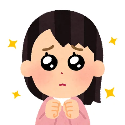 気合いを入れる様子