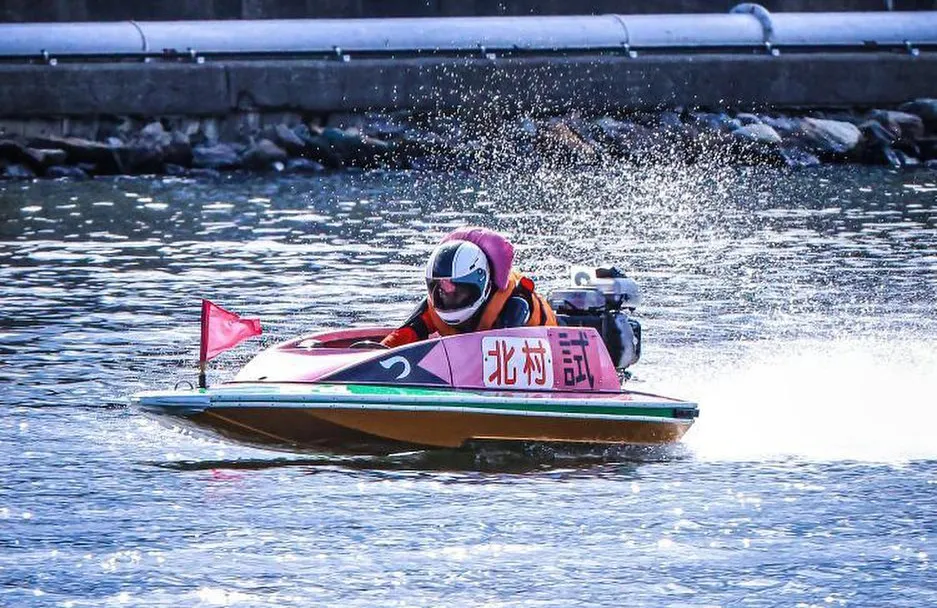 レース中の北村寧々選手