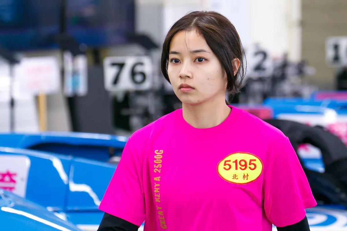 レース前の北村寧々選手